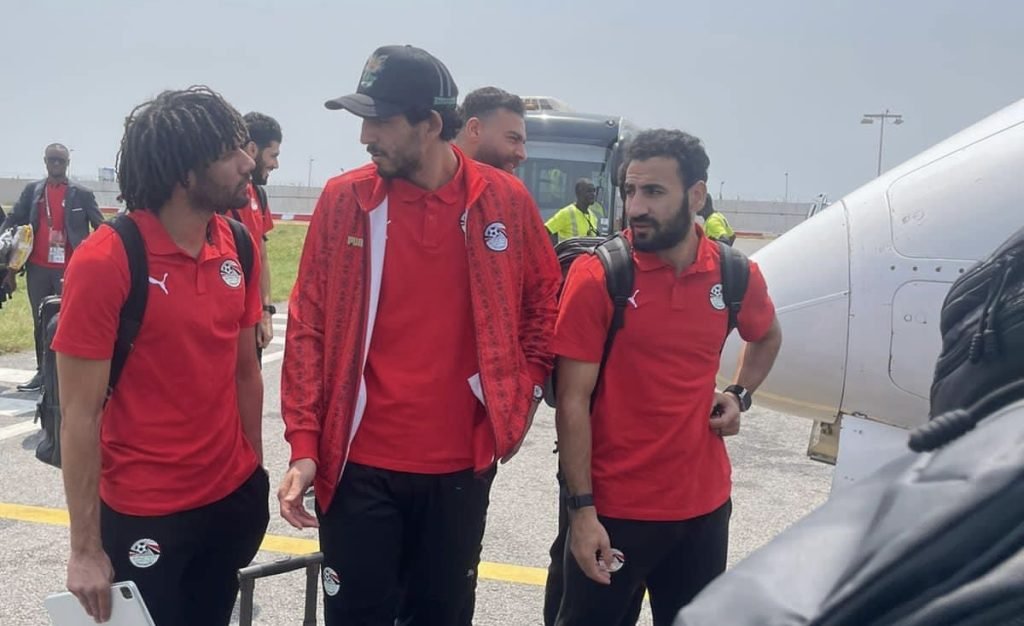 منتخب مصر وجنوب إفريقيا يحلان بمدينة سان بيدرو