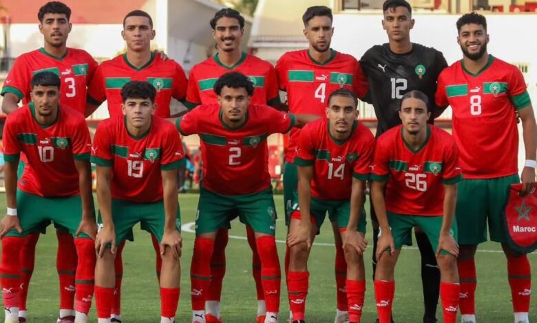 المنتخب الوطني الأولمبي يقسو على نظيره الليبيري بخماسية