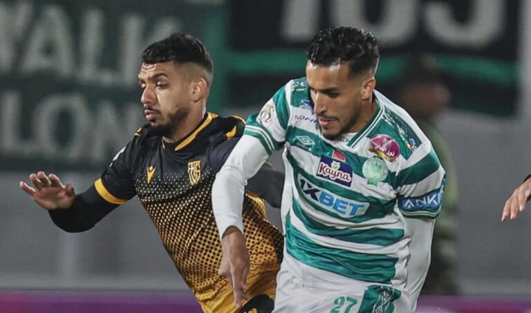 الرجاء الرياضي ينجو من الهزيمة أمام اتحاد تواركة