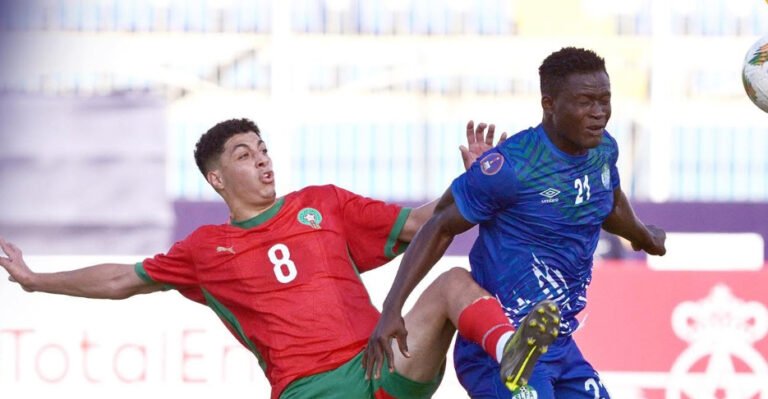 المنتخب المغربي ينتصر على السيراليون ويتأهل إلى مونديال الشبان