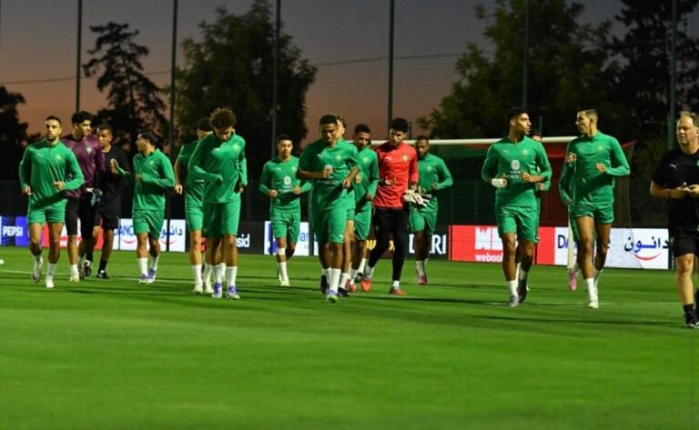 المنتخب الوطني يجري أول حصة تدريبية استعدادا لمواجهة النيجر