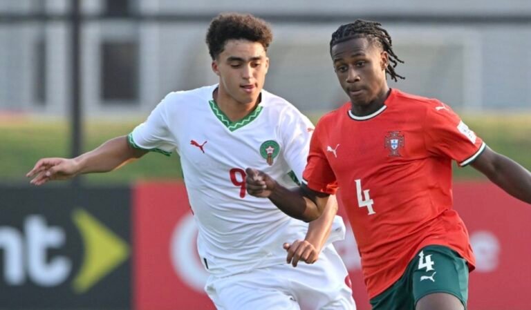 البرتغال يقسو على المنتخب المغربي بسداسية ساحقة المنتخب المغربي، منتخب البرتغال