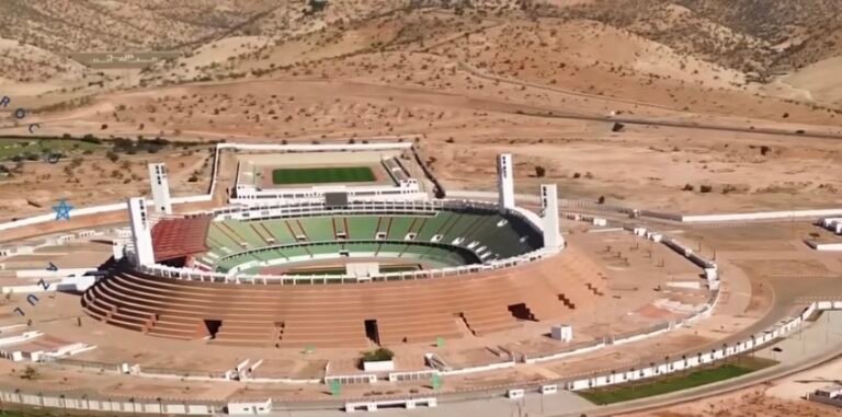 منتخب مصر يجري حصصه التدريبية أعلى جبال تغازوت