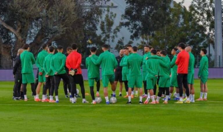 المنتخب الوطني يواصل استعداداته لمباراة الإفتتاح أمام جزر القمر