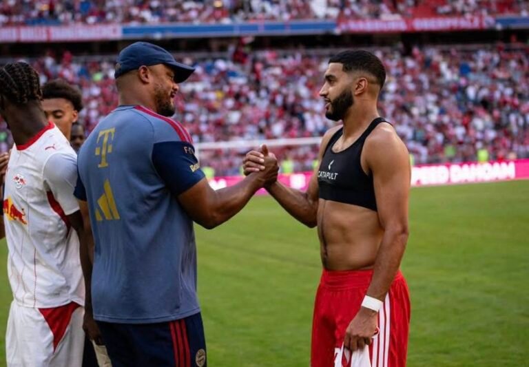 كومباني: صيباري لاعب مميز وسيكون له دورا مهما في مباراة دورتموند