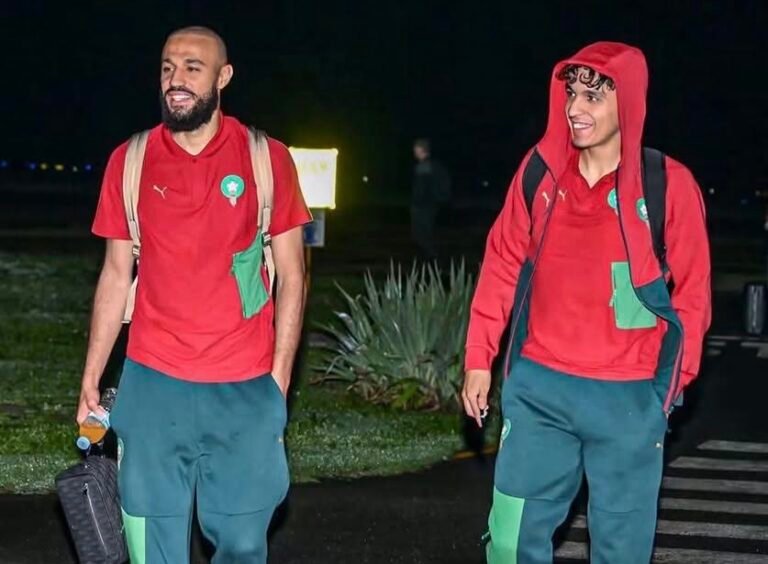 بعثة المنتخب الوطني تصل إلى جنوب إفريقيا