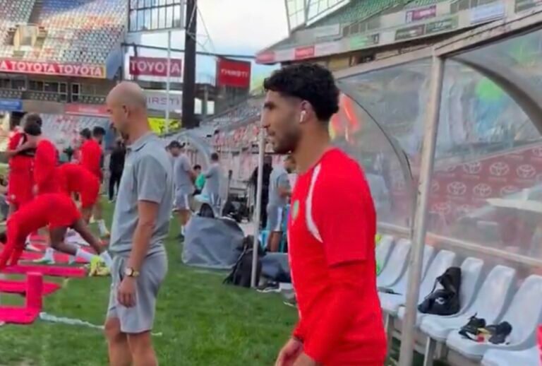 رفض معالج المنتخب: أشرف حكيمي يجلب معالجه الشخصية إلى معسكر المنتخب المغربي