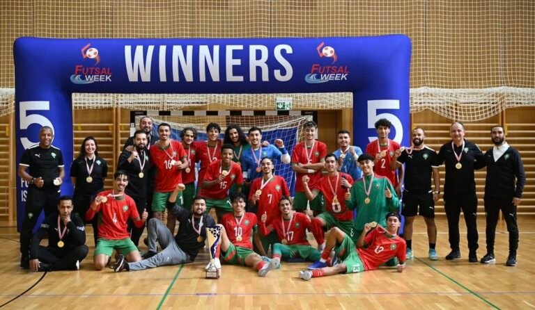 المنتخب الوطني يتوج بلقب دوري كرة القدم داخل القاعة بكرواتيا