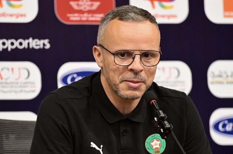 محمد وهبي يعقد ندوة صحافية للكشف عن لائحة المنتخب الوطني